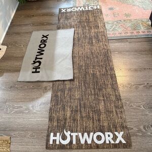 HOTWORX Yoga Mat and Towel Set